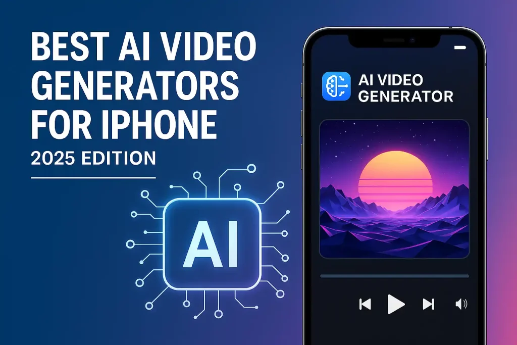 Best AI Video Generators for iPhone 2025 Edition