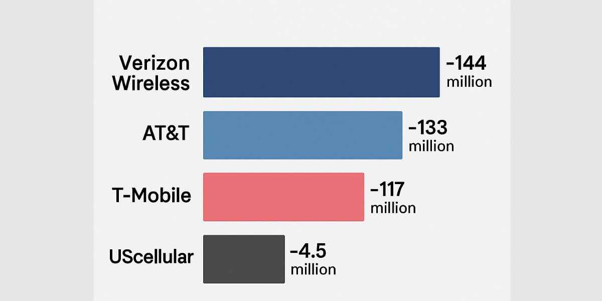 U.S. wireless carriers by subscribers