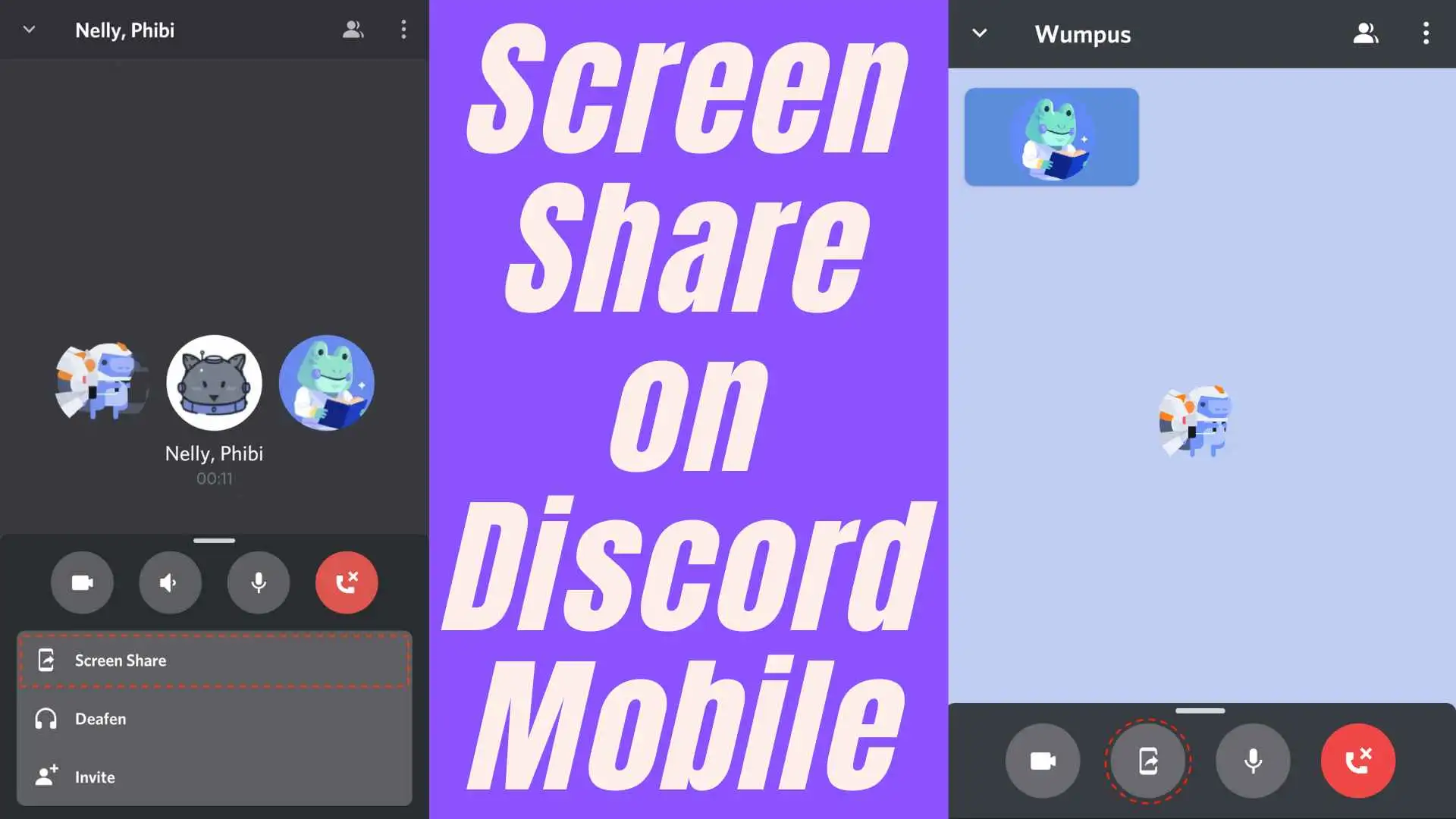 how to Screen Share on Discord Mobile on iPhone and android