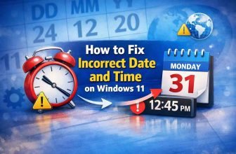 How to Fix Incorrect Date and Time on Windows 11