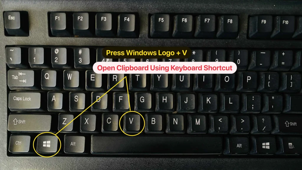 how to open clipboard in windows 11 pc
