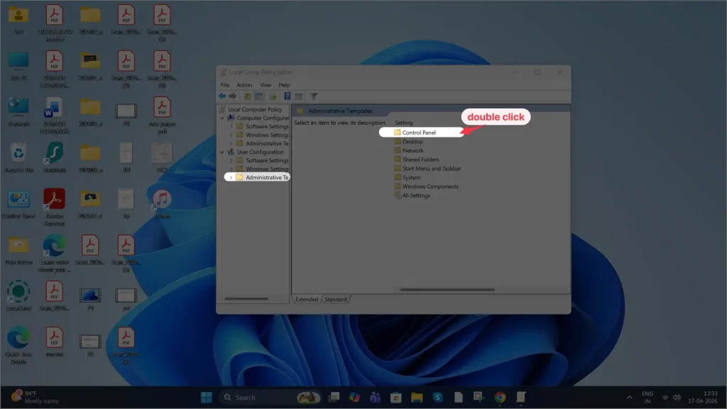 Administrative local editor policy windows 11