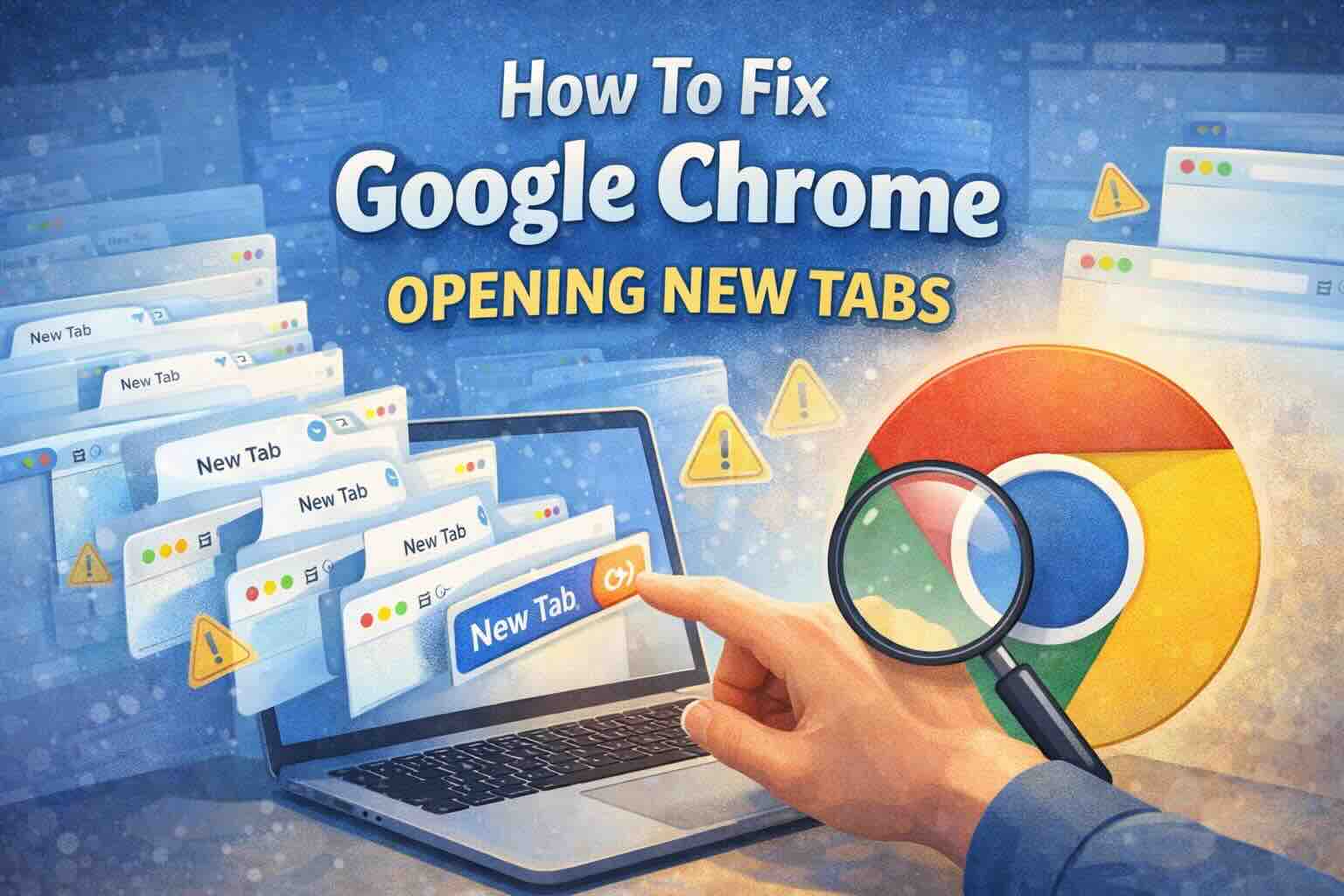 How To Fix Google Chrome Opening New Tabs