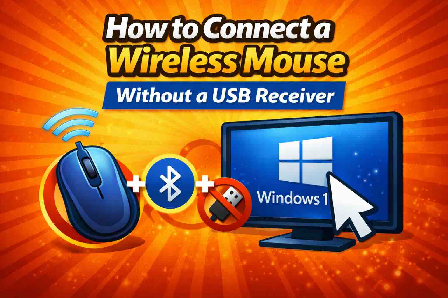 How to Connect a Wireless Mouse Without a USB Receiver