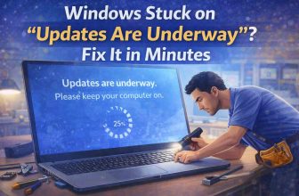 Windows Stuck on “Updates Are Underway