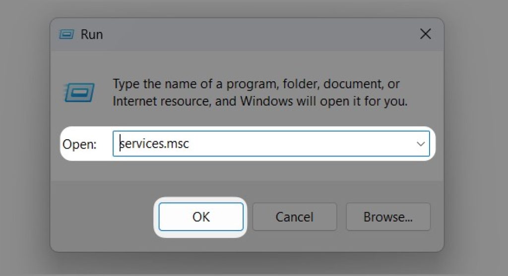 run command in windows 11 computer