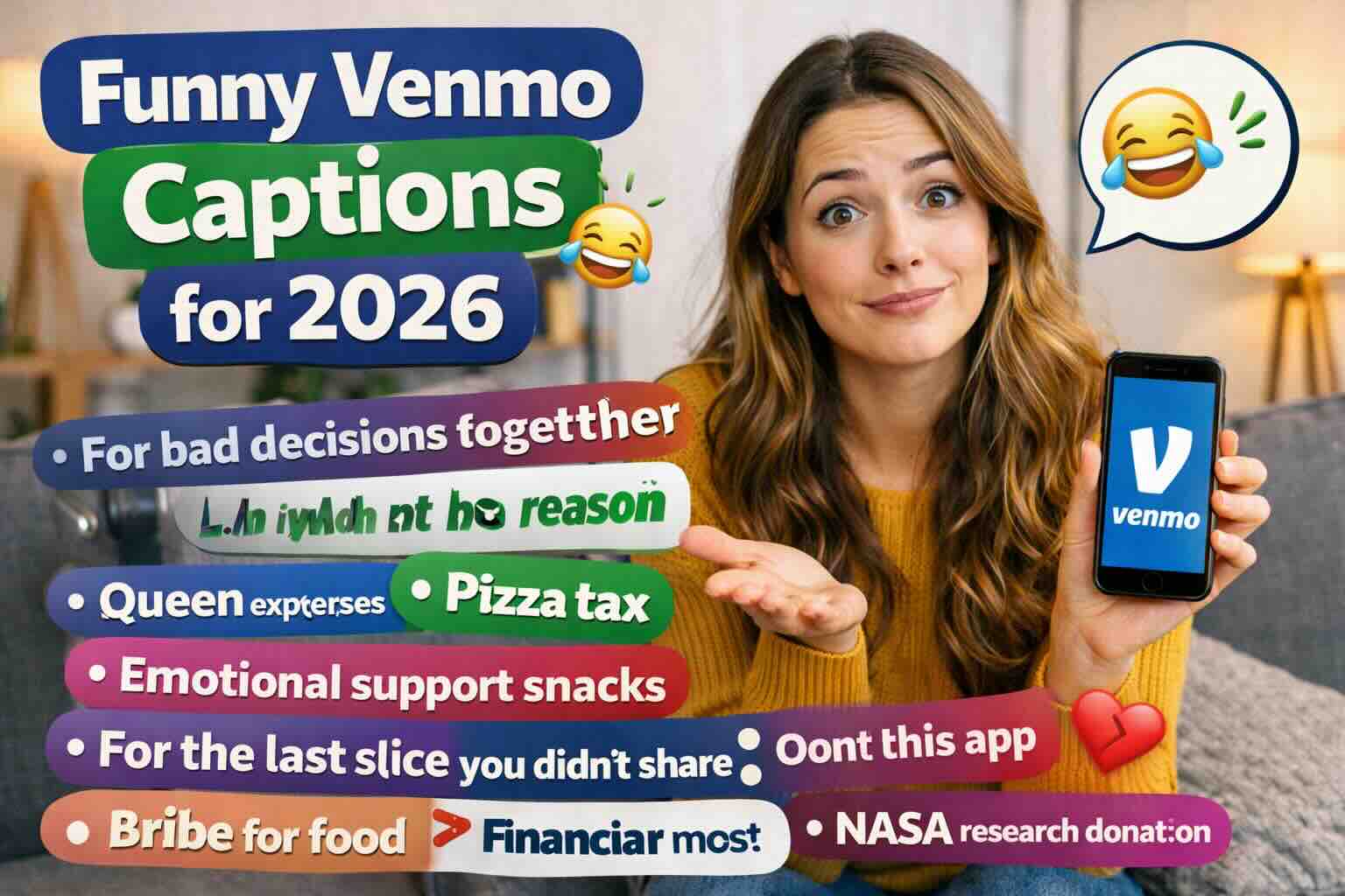 Funny Venmo Captions for you