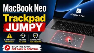 why MacBook Neo Trackpad Jumpy
