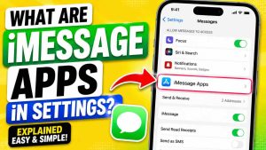 What Are iMessage Apps in Settings on iPhone?