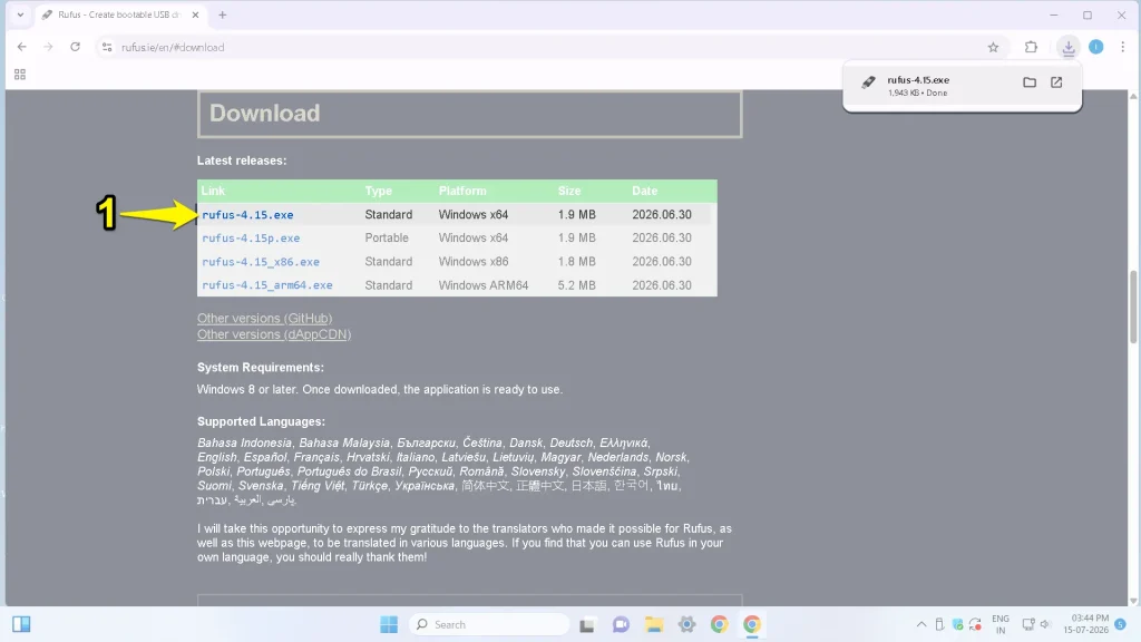 download rufus