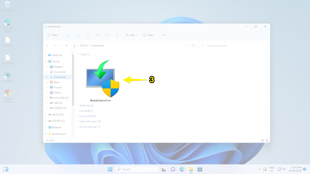 Open the downloaded file