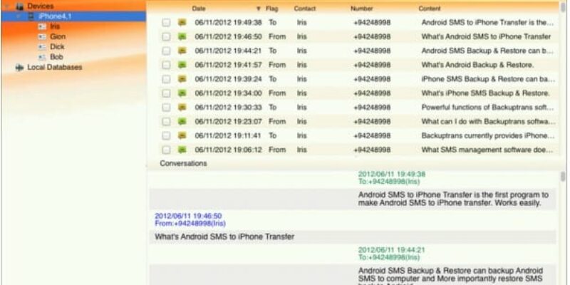 Export/ Extract iPhone text message on Mac or PC