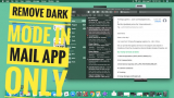 How to Turn off & On Dark Mode in Mail App on Mac