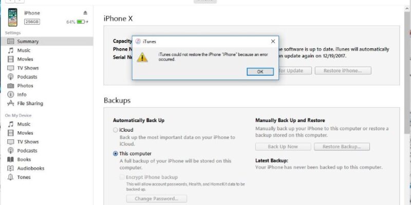 iPhone 15 Cannot Restore Backup [Fixed]