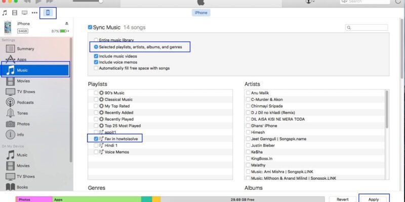 How to create playlist in iTunes and transfer to iPhone, iPod, iPad