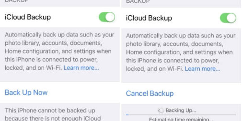 Fix iCloud backup Stuck on Estimating the time remaining iOS 18