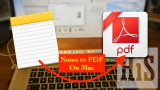 How to Export Notes as PDF on Mac tahoe 26