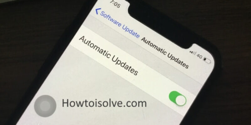 How to Disable/Enable Automatic Install Update on iPhone