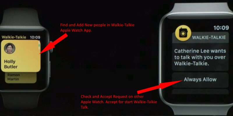 “Walkie-Talkie coming soon” on Apple Watch, How it works, Stuck or Loading, Also Making unresponsive