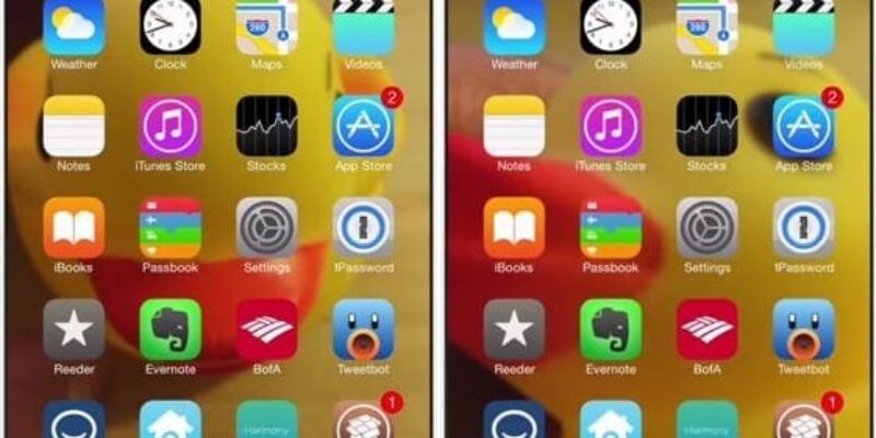 Auto rotate wallpaper on unlock and lock screen in iOS 8: iPhone