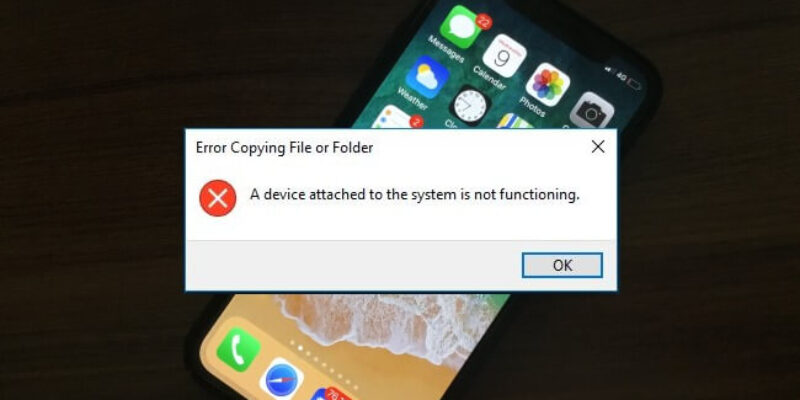 Fix A Device Attached to The System is Not Functioning Windows 11
