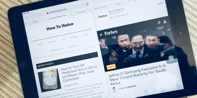 How to Open Two Safari Windows in Split Screen on the iPad