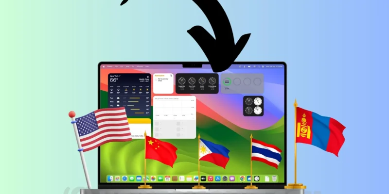 How to Add Clock Widget on Mac Desktop on Mac