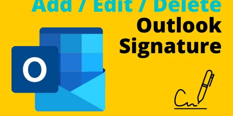 How to Create an Email Signature in Outlook Mac, iPhone