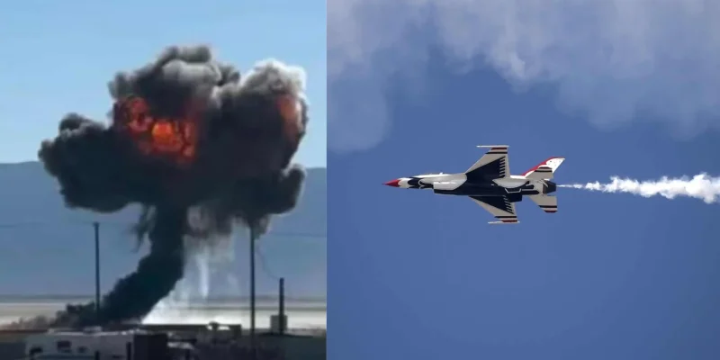 Air Force Thunderbird F-16 Crashes in California