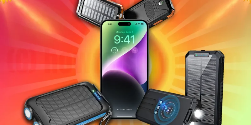 Best Solar Power Banks For iPhone 15, 14 (Any iPhone) in 2026