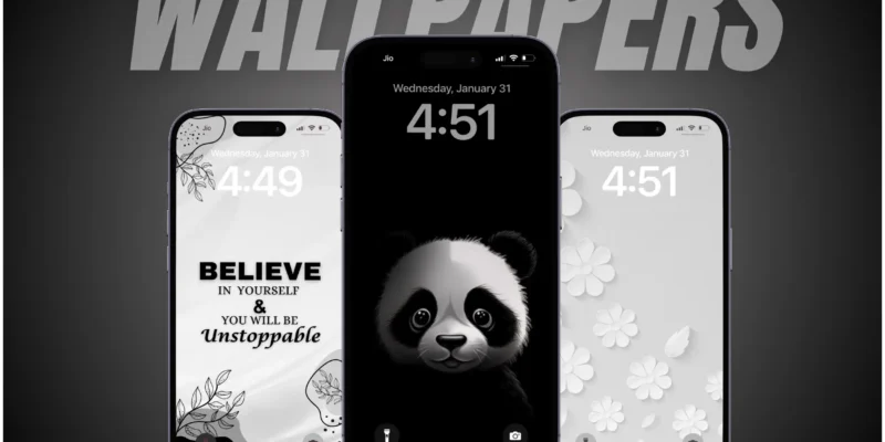 25 Black and White Wallpapers for iPhone in 2026
