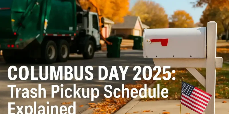 Is There Trash Pickup on Columbus Day 2026? Here’s What’s Running and What’s Not