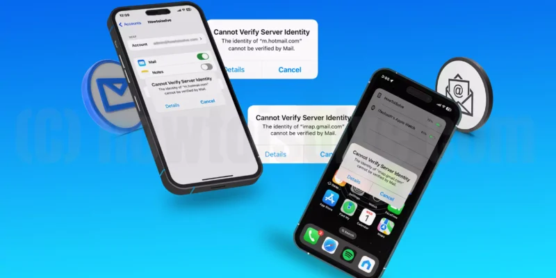 iPhone cannot verify server identity? 9 fixes to Resolve