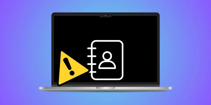 Contact App not working & Contacts missing on Mac (Sequoia/Sonoma)