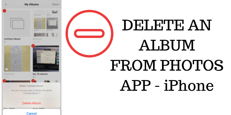 How to Delete Photo Albums on iPhone, iPad, and Mac