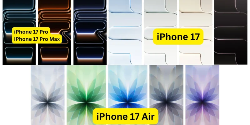 Download iPhone 17 Air, iPhone 17 Pro Max, iPhone 17 Wallpapers
