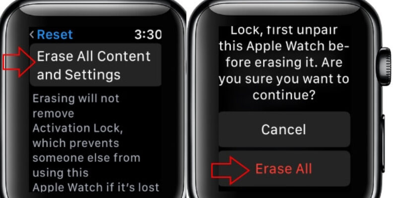 How to Reset Apple Watch without Apple ID and Paired iPhone