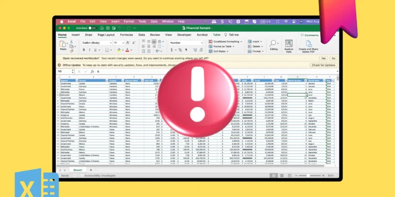 Fix Excel Spreadsheet not saving on Mac (11 Helpful Solutions)