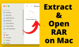 How to Extract and Open RAR file on Mac