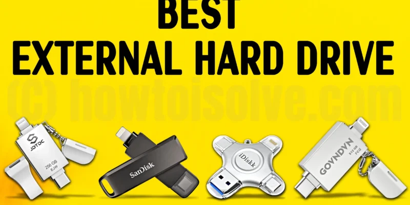 Best External Storage Drives for iPhone 15,14 (Any iPhone)