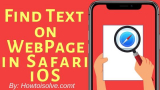 How to Find Text on Web Page in Safari on iPhone & iPad