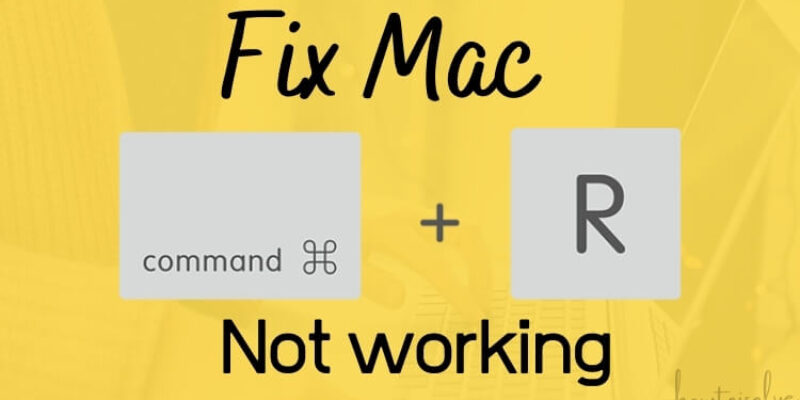 Fix MacBook Command + R Not Working on the Mac Sequoia/Sonoma