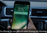 Fix Do Not Disturb While Driving Not Working on iPhone