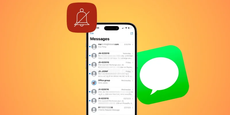 How to Hide Alerts in Messages app on iPhone (One Peroson & More)