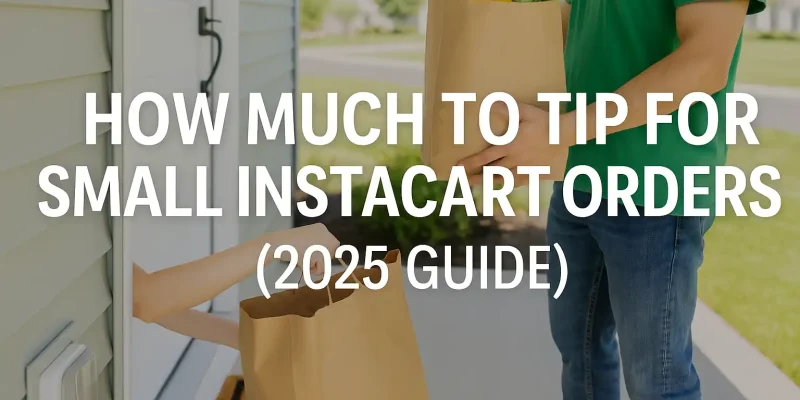 How Much Should You Tip for a Small Instacart Order in 2025?