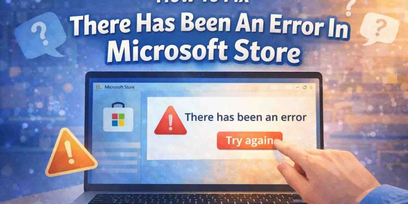 How To Fix There Has Been An Error In Microsoft Store