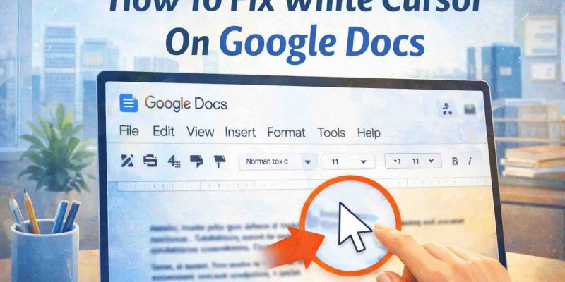How To Fix White Cursor On Google Docs (Step by step)
