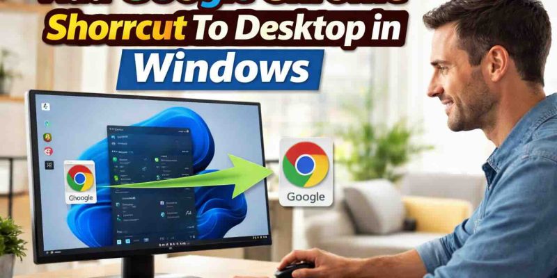 How To Add Google Chrome Shortcut To Desktop In Windows