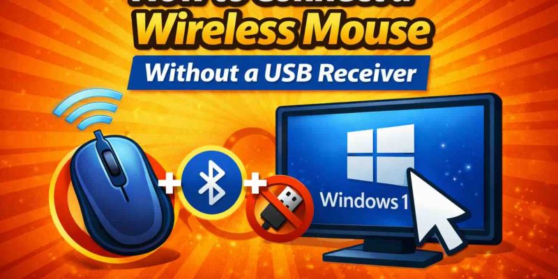 How to Connect a Wireless Mouse Without a USB Receiver