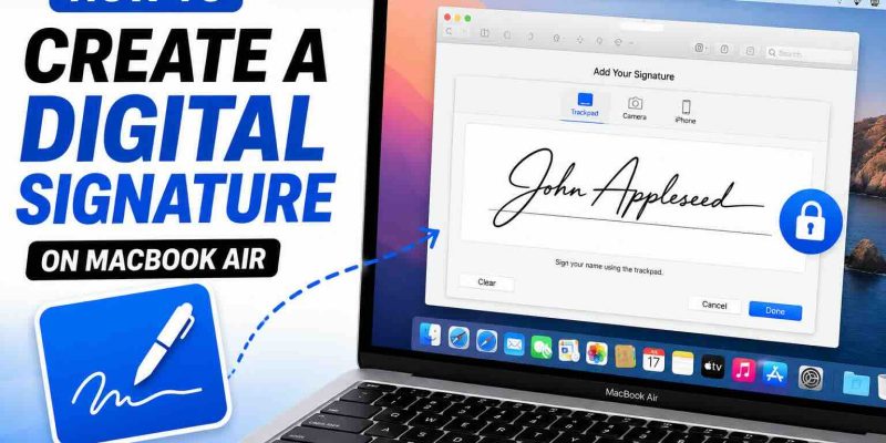 How to Create a Digital Signature on MacBook Air